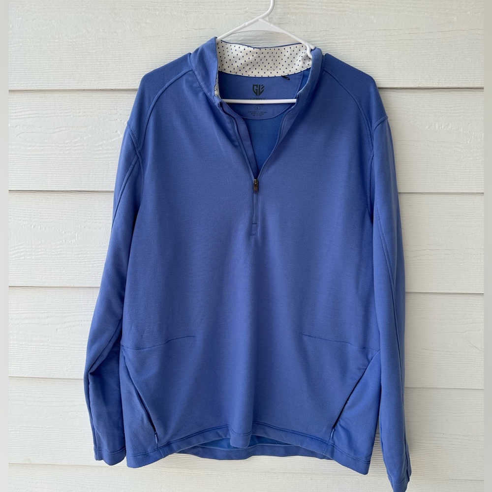 Graham Luxe half-zip sweater
